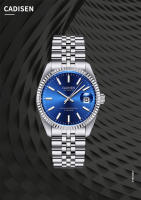 Reloj Mecánico Para Hombre CADISEN Marca De Lujo Auténtico Acero Inoxidable Resistente Al Agua Estilo De Negocios Sin Numeración Cristal De Zafiro - details 0