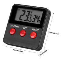 Medidor De Temperatura Y Humedad Digital Con Pantalla LCD Para Incubador Al Aire Libre Sensor Para Hatcher De Pájaros Y Mascotas - details 3