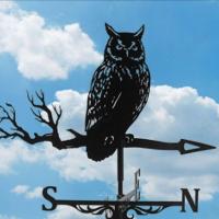 Weathervane De Metal Silueta Artística Decorativa Para Jardín Casa Granja Valla Puerta De Mascota Uso En Techo O Cerca - details 5
