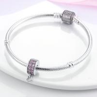 LAZA 1PC Colgante De Cruz Perfume Plata Esmaltada Para Hacer Pulseras Joyería Para Mujer Bola De Zirconia Metálica Peso 3g - details 11