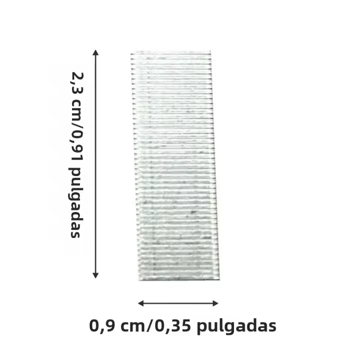 4000pcs Tachuelas De Metal 9mm Para Escuela Y Oficina Suministros De Encuadernación Herramienta De Fijación Documental Plata - 1