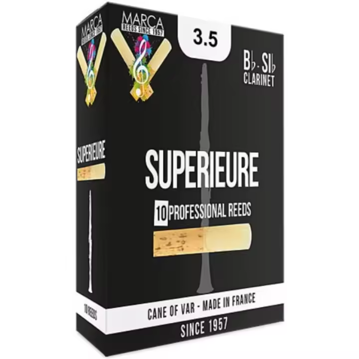 Caja 10 Cañas Clarinete Marca Superieure 3.5 - 1