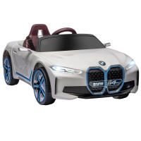 HOMCOM Coche Eléctrico para Niños 37-72 Meses Autorización BMW I4 Coche de Batería 12V con Control Remoto Música MP3 Pantalla Luces y Cinturón de Seguridad 115x67x45 cm - details 0