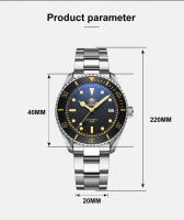 Reloj De Pulsera Automático De Cuero Vintage ADDIESDIVE Para Hombre Resistente Al Agua Acero Inoxidable Estilo Casual Europeo Y Americano - details 5