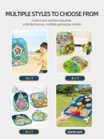 <Regalo divertido> Juguete deportivo sensorial interactivo para padres e hijos al aire libre con objetivo de lanzar pelotas adhesivas y saco de arena tres en uno - details 1