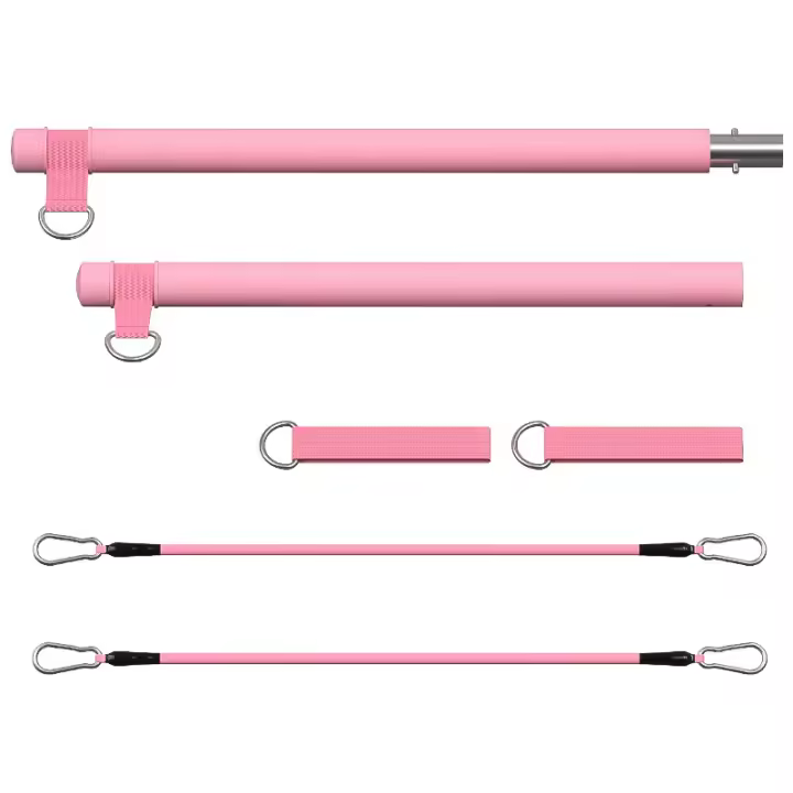 Kit De Pilates Con Resistencia Y Bola Portátil Para Gimnasio En Casa Entrenamiento Completo Barra De Resistencia Para Brazos Manos Y Muñecas - 1