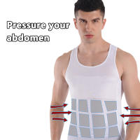 Chaleco Modelador De Cuerpo Para Hombres Chaleco De Compresión Para Gimnasio Control Abdominal Sin Mangas Ajuste Slim Para Ejercicio - details 1