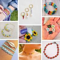 Kit De Cuentas De Vidrio Para Manualidades Y Joyería 10800pcs De 3mm 8/0 Y 1200pcs De Cuentas De Letras Para Pulseras De Amistad - details 1