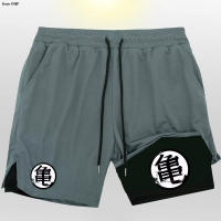 Pantalones Cortos De Entrenamiento Para Hombre Z Goku Anime Quick Dry 2 En 1 Running Gym Outdoor Verano Material Poliéster - details 3