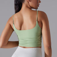 Top De Yoga Para Mujer Fitness Deportivo Push up Cómodo Reversible Brocado Top De Deporte Crop Top Para Gimnasio Y Running - details 39