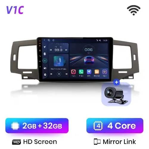 AWESAFE inalámbrico CarPlay Android Auto Radio para Toyota Corolla 9 E120 2004 2005 2006 coche reproductor multimedia GPS 2 din autoradio volante controles RDS Bluetooth - 1