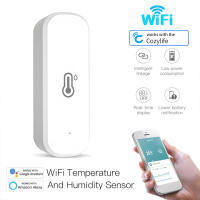 Sensor De Temperatura Y Humedad WiFi Para Interior Monitoreo Por APP Compatible Con Alexa Y Google Home Control Por Voz Batería Recargable - details 0