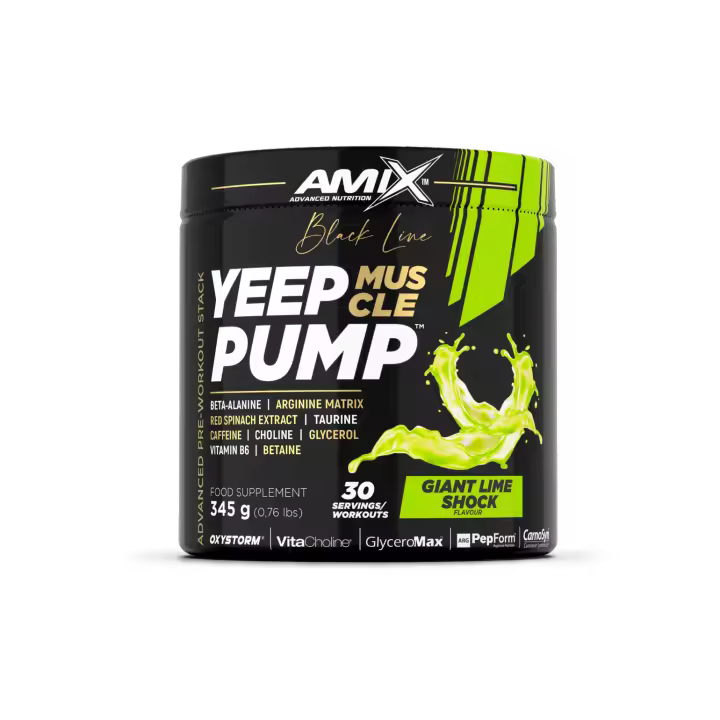 Yeep Pump Caff 360g |  | Contiene beta-alanina CarnoSyn®, arginina, GABA | Amix Nutrition - 1