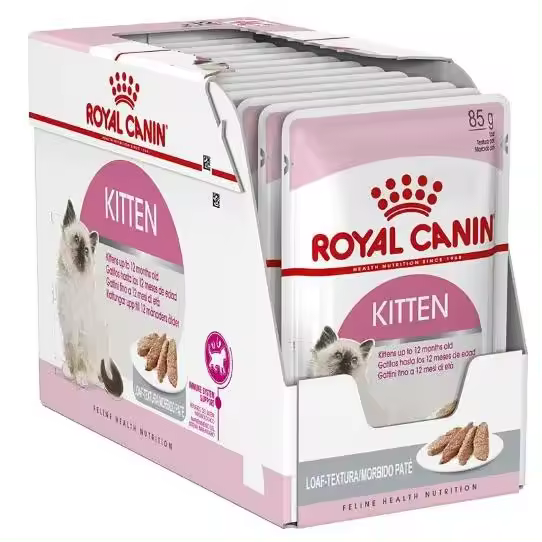 ROYAL CANIN  FELINE KITTEN PATE CAJA 12X85GR - 1