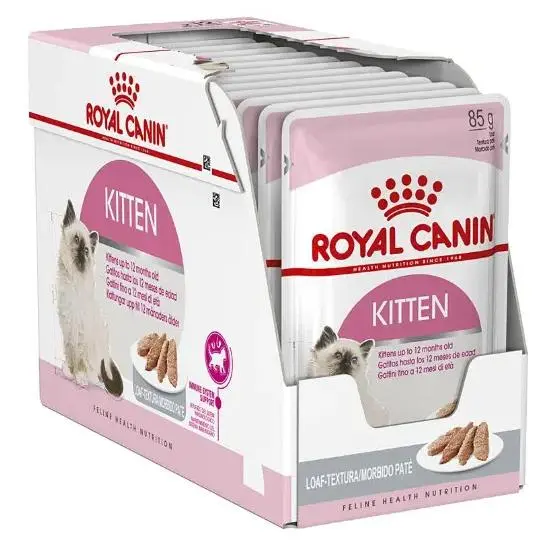 ROYAL CANIN  FELINE KITTEN PATE CAJA 12X85GR - 1