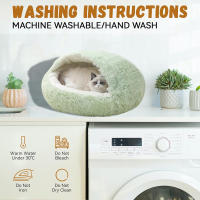 Cama para perros con forma de concha suave, cama cálida para gatos, cama lavable para mascotas, sofá para perros, sofá para gatos, cama para perros de felpa, cama para gatos - details 2