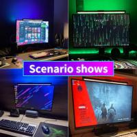 Lámpara De Escritorio LED RGB Ajustable Para Monitor Luz De Pantalla Para PC Hogar Dormitorio Estudio Oficina Con Barra Colgante - details 22