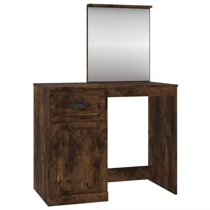 Tumbador con LED color Roble Ahumado 86,5x35x136 cm - 1