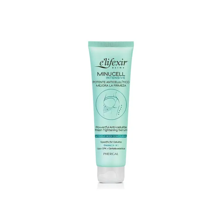 Phergal MINUCELL INTENSIVE - Serum Anticelulítico - Reducción de Nódulos de Grasa - Masaje Ascendente - 150 ML - 1