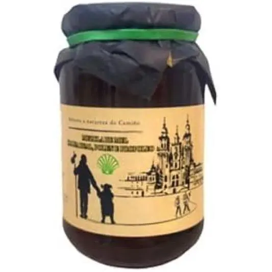 Miel Natural Mundo Vega 1/2Kg JALEA REAL, POLEN Y PROPOLEO Gallega (Porto Son) (Pack 2 Uds) - 1