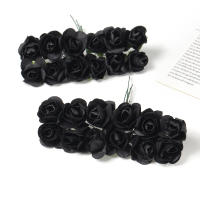 144Pcs Bouquet De Rosas Artificiales Para Decoración De Hogar Y Wedding Flores Falsas De Papel Para Regalos De Navidad Accesorios De Adorno Para Fiesta De Aniversario Y Bodas - details 13