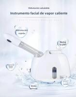 Humidificador De Vapor Facial Con Ozono Limpieza Profunda Para El Rostro Máquina De Vapor Para Spa En Casa Y Salón Cuidado De La piel Blanqueador - details 1
