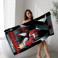 Toalla De Baño Vintage Superhéroe Marvel S-Spidermans Dibujos Animados Para Playa Decoración De Habitación Kawaii Para Niñas Y Niños Tamaño 30x60 Cm Toalla De Mano Para Deporte Y Viaje - details 3
