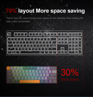 Teclado Mecánico De Juego REDRAGON L61 RGB Con Bluetooth 5.0 Y 2.4G Teclas Más Grandes 1.2X Para Usuarios De Mano Grande Compatible Con Computadora Tablet Y Laptop - details 7