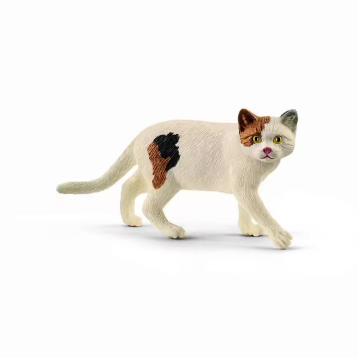Schleich Figura Gato Pelo Corto Americano Coleccionable - Detalles Realistas - 1
