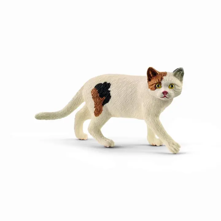 Schleich Figura Gato Pelo Corto Americano Coleccionable - Detalles Realistas - 1