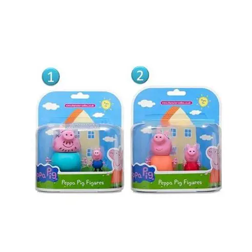 Bandai Figuras Coleccionables Familia Peppa Pig - Ideal para Coleccionistas - 1