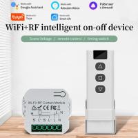 Interruptor Inteligente De Cortina WiFi Tuya Módulo De Control Remoto RF 433MHz Compatible Con Alexa Y Google Assistant Para Rollos Y Ventanas - details 0