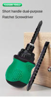 Juego De Destornilladores Y Destornilladores De Rosca 13 En 1 Con Mango Corto Telescopio Doble Propósito Acero Cromo Vanadio Herramientas De Reparación - details 0