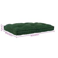 Cojín Sofá Palets VidaXL Verde Tela - details 6