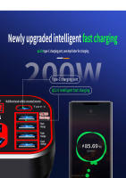 Inversor De Potencia Para Coche 24V 12v 220v 120W Con Pantalla LED 3 Tipos De Inversor Montado En El Coche Cargador QC Portátil - details 2