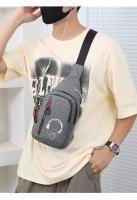 Bolsa De Pecho Para Hombres De Gran Capacidad Unisex Para Deportes Al Aire Libre Y Ocio Estilo Crossbody Monedero De Nylon - details 10