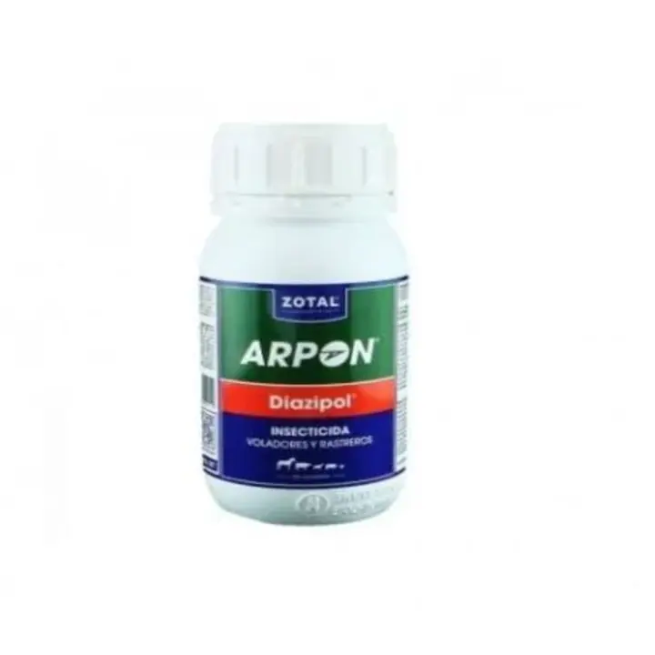 Zotal ARPÓN Diazipol Insecticida Emulsionable 250 Ml - Eliminación de Moscas  Repelente de Insectos Voladores y Reptantes - PRODUCTO ORIGINAL por FYSHOP - 1