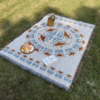 Carpet Bohemio Para Picnic Alfombra De Playa Portátil Para Camping Y Uso Doméstico Tapete De Sofá Tejido Poliéster 100% - details 18