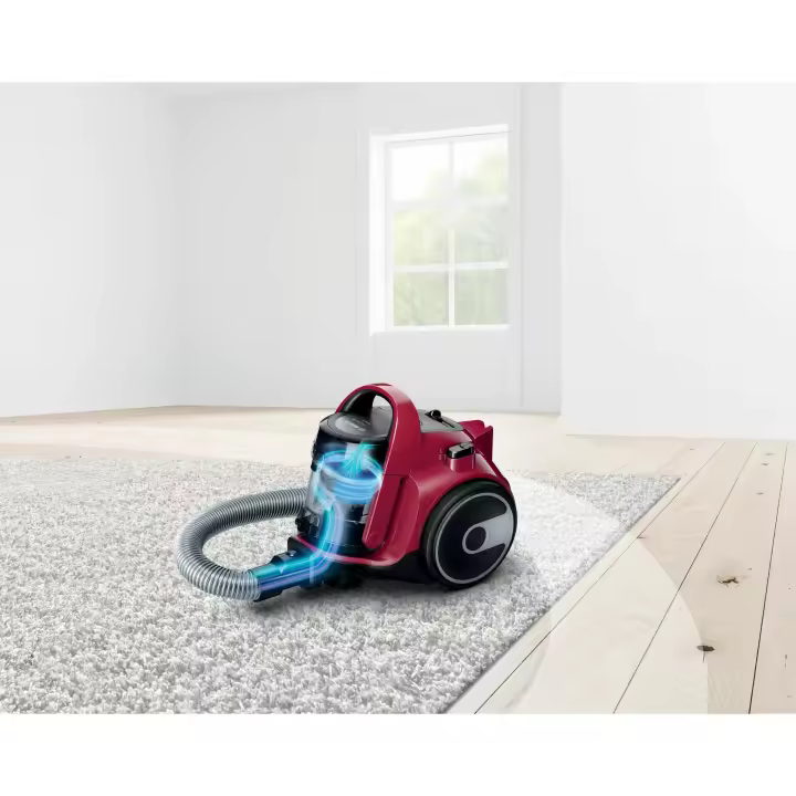 Aspirador Aspirador sin bolsa BOSCH BGC05A322  | Sin bolsa, 700W, 78dB, 9 m Radio, rojo, Rojo - 1