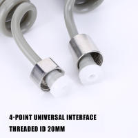 Tubo De Showers De Plástico Flexible Para Baño Y Inodoro Con Reglamento Anti-enredo Longitud 2/3/4 Metros Para Rojinegro - details 7