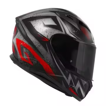 Casco GIVI 50.7 Rebel Negro Rojo Mate - H507FRBBR H507FRBBR - 1