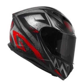 Casco GIVI 50.7 Rebel Negro Rojo Mate - H507FRBBR H507FRBBR - 1