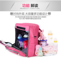 Bolso De Diaper Multifuncional Para Bebé Insular Elegante Bolsa De Camarón Para Mamá Viaje Cambio Con Carrito De Manos Para Mujer Tamaño Medio - details 20