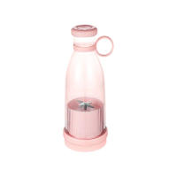 Mezclador Recargable De Frutas Frescas Usb Portátil Mini Batidora Eléctrica Rápida Para Smoothies Y Hielo En Azul/Rosa - details 8