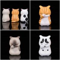Muñeco De Gato Kawaii Lindo Figuras De Adorno Mini Modelo Para Escritorio Juguetes Para Niños Decoración Para Hogar Y Oficina Regalos - details 5