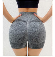Shorts De Yoga Para Mujer Cintura Alta Secado Rápido Fitness Running Pantalones Deportivos Sin Costuras Transpirables Cómodos - details 19