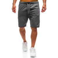 Nuevos Shorts De Correr Para Hombre Verano 2024 Moda Casual Color Sólido Pantalones Deportivos Para Gimnasio Y Ejercicio Talla Verdadera - details 2