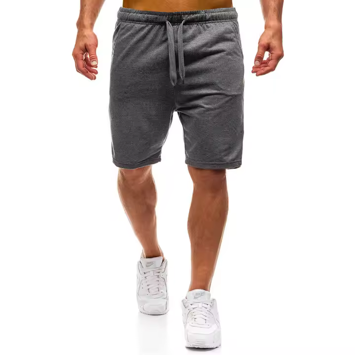 Nuevos Shorts De Correr Para Hombre Verano 2024 Moda Casual Color Sólido Pantalones Deportivos Para Gimnasio Y Ejercicio Talla Verdadera - 1