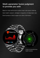 Reloj Inteligente LIGE HD Pantalla De Acero Inoxidable Bluetooth Llamada Resistente Al Agua Deportivo Fitness Para Hombres Compatible Con Huawei - details 10
