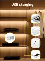 Tira De Luces LED COB 5V 320LEDs/M Toque Sensor Dimmable 1M-3M Para TV Espejo Iluminación Nocturna Cocina Habitación Luz DIY - details 7